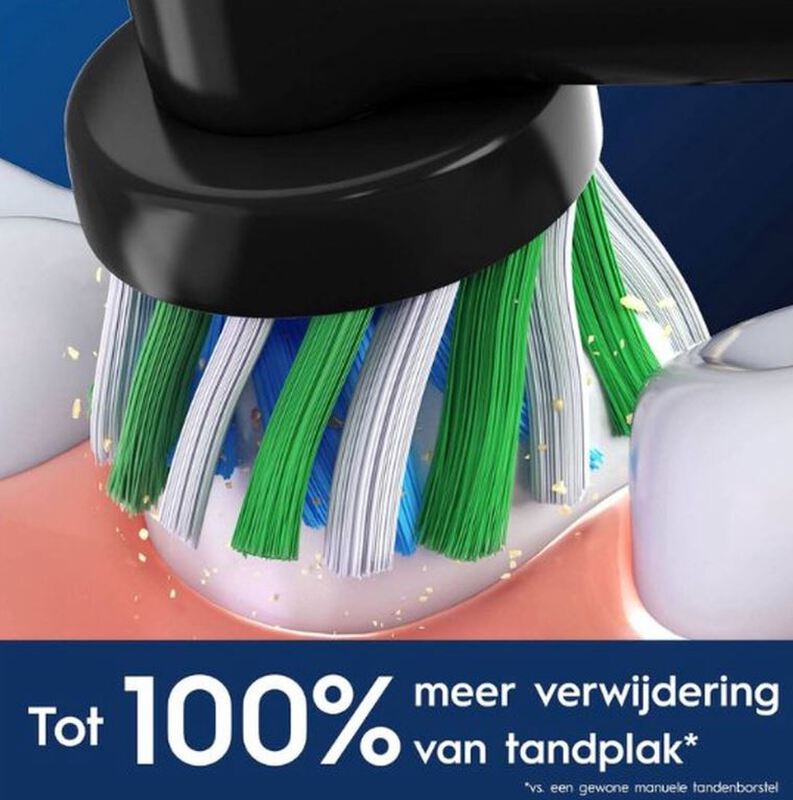 Oral-b pro 1 1000 zwart + travelcase