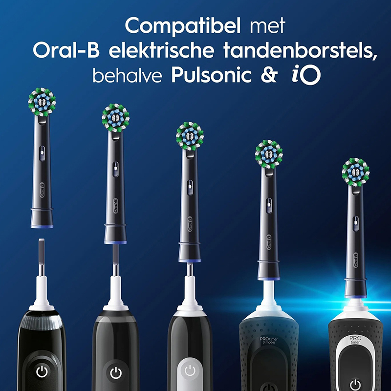 Oral-b pro cross action zwart opzetborstels