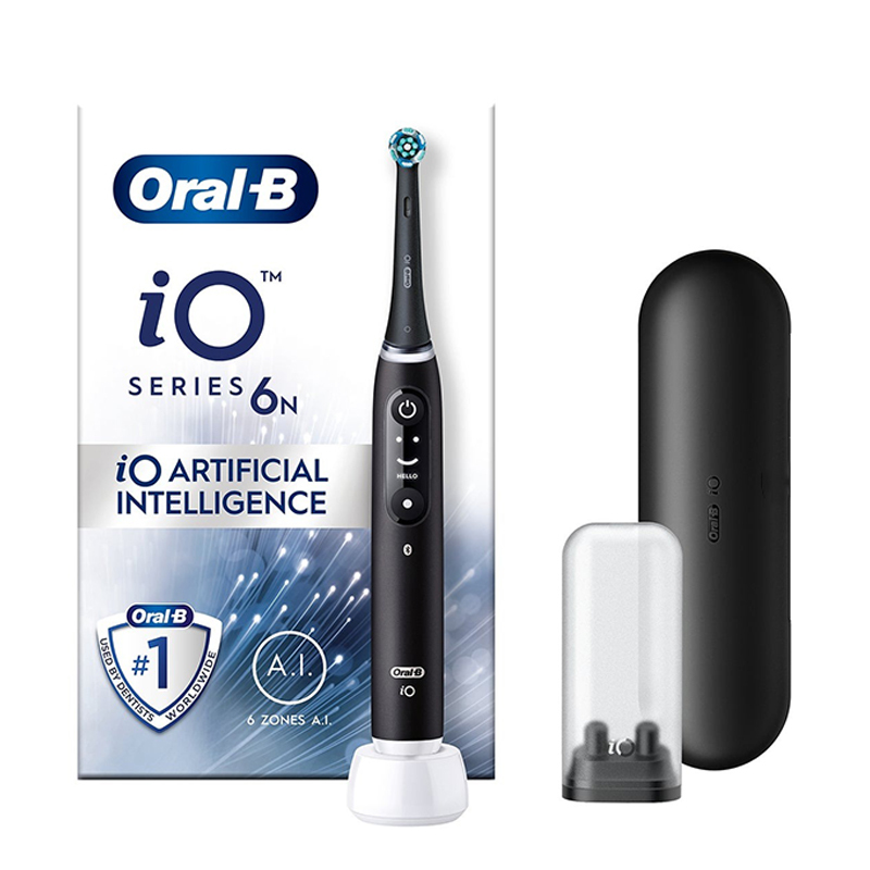 Oral-b io 6 black lava elektrische tandenborstel