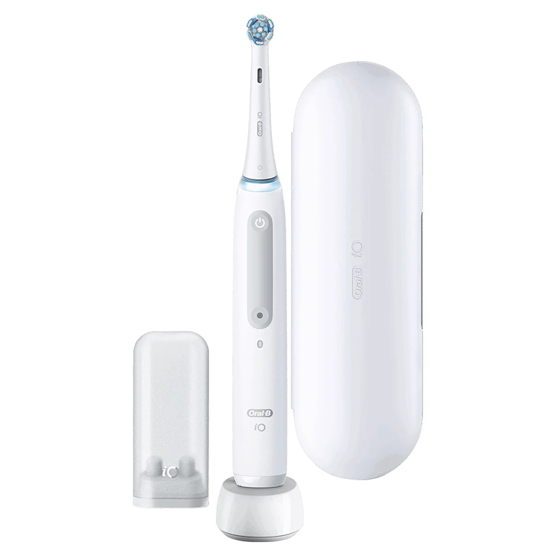 Oral-b io 4 elektr.tandenborstel wit+travelcase