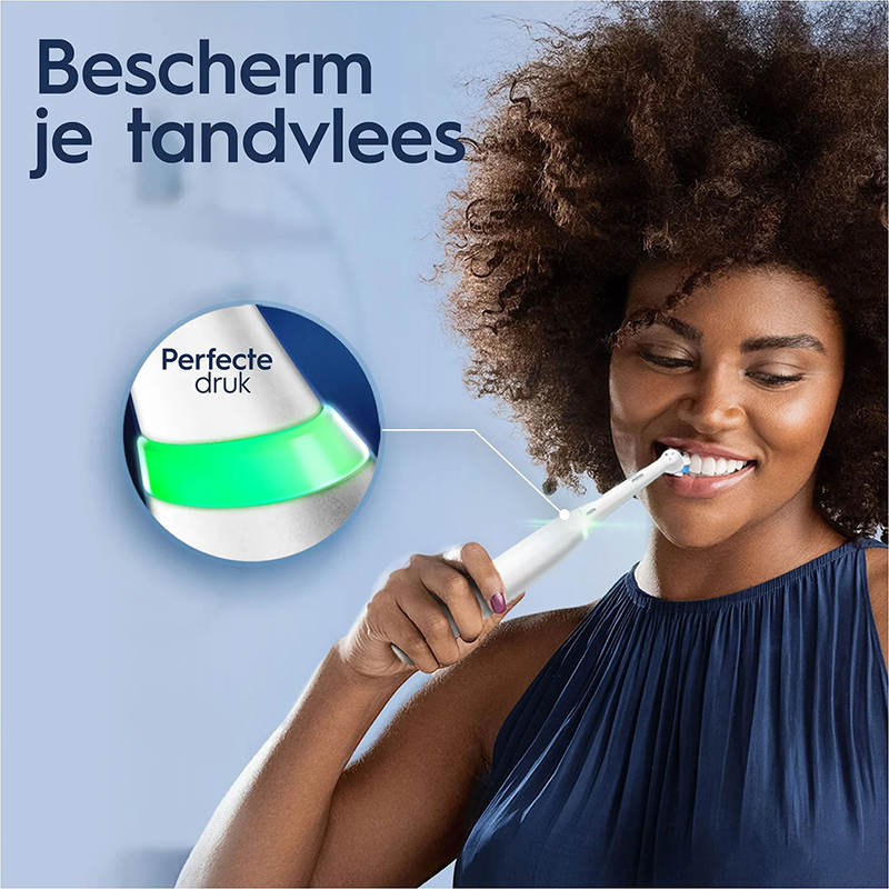 Oral-b io 4 elektr.tandenborstel wit+travelcase