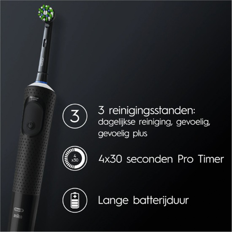 Oral-b vitality pro 103 zwart/lila