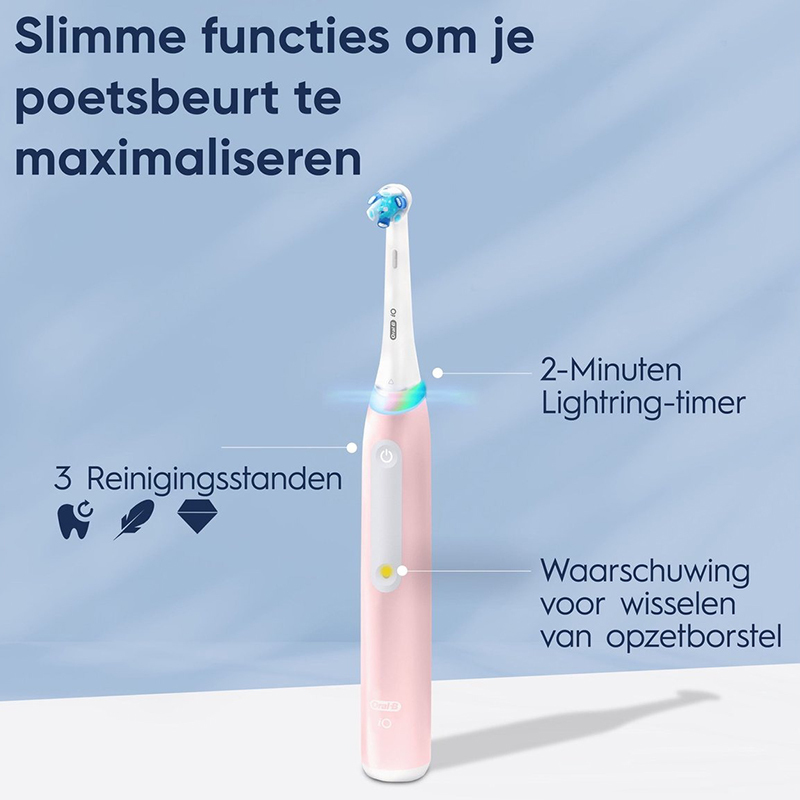 Oral-b io 3n series pink elektrische tandenborstel