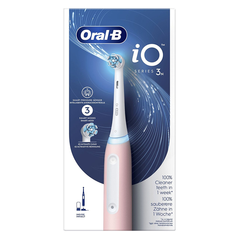 Oral-b io 3n series pink elektrische tandenborstel