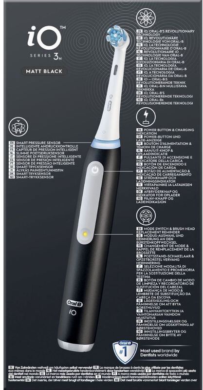 Oral-b io 3n zwart elektrische tandenborstel