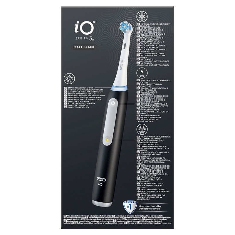 Oral-b io 3n zwart elektrische tandenborstel