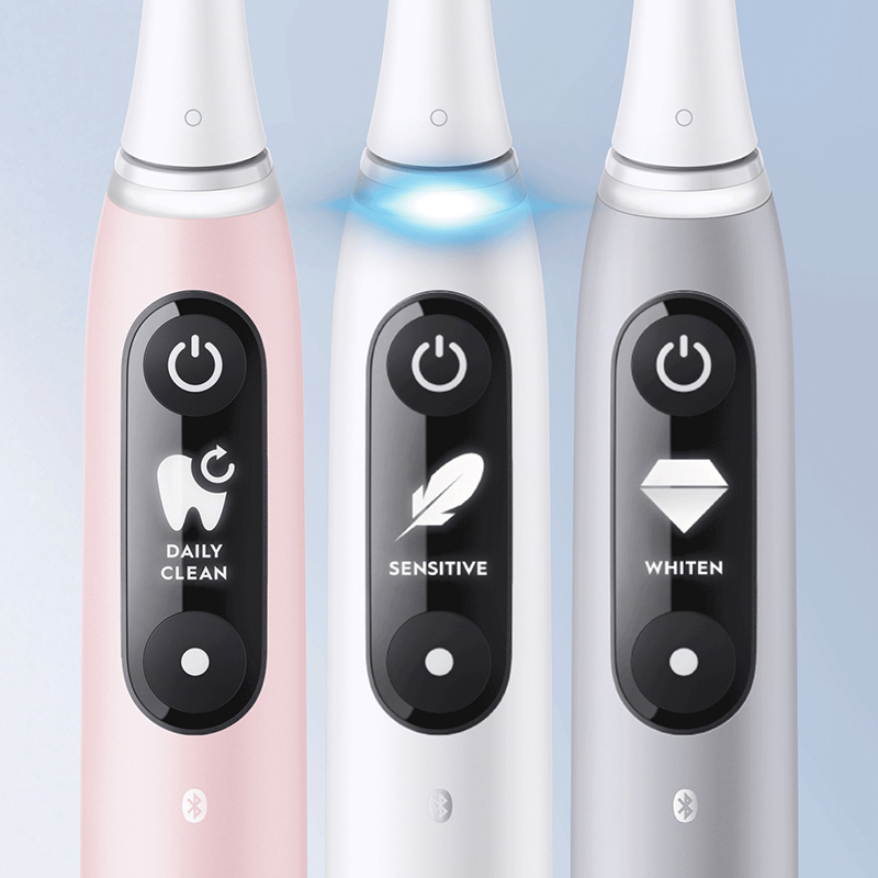 Oral-b io 6 duopack white+pink sand elektr.t.b.