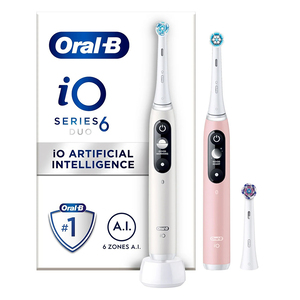 oral-b io 6 duopack white+pink sand elektr.t.b.