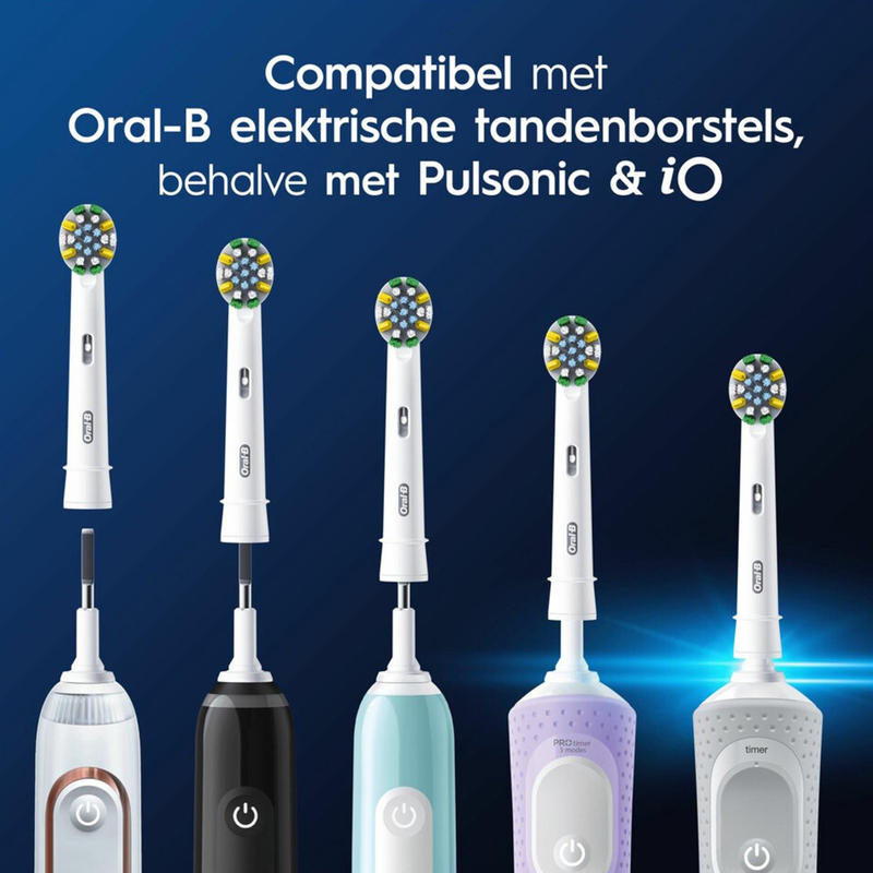 Oral-b pro floss action wit opzetborstels