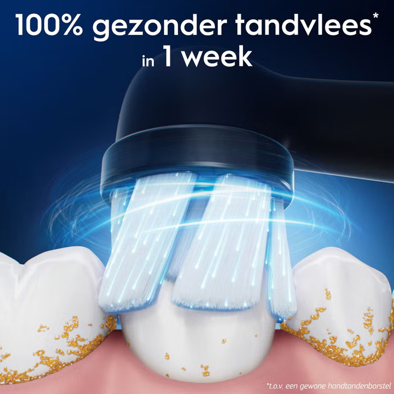 Oral-b io gentle care opzetborstels zwart