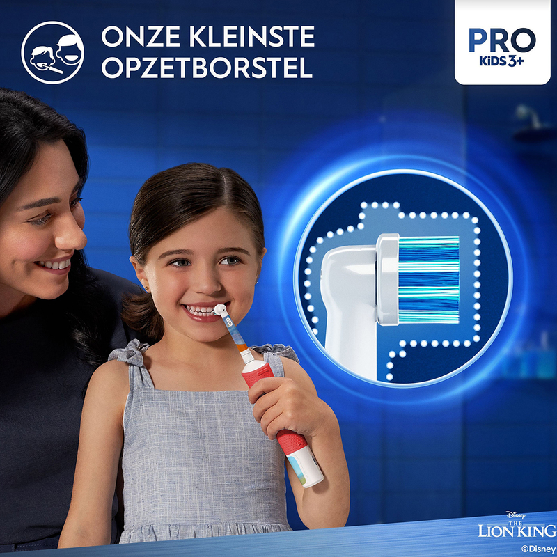 Oral-b kids lion king x-soft eb10s-4 opzetborstels