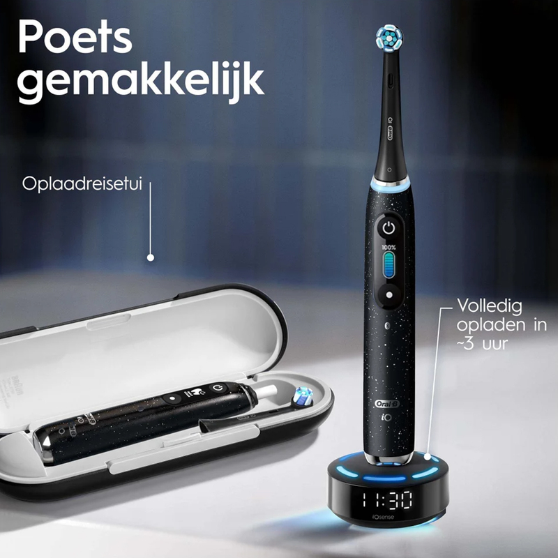 Oral-b io 10 elektr.tandenborstel cosmic black