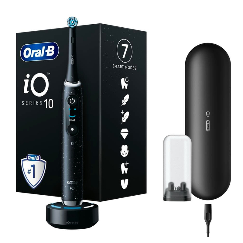 Oral-b io 10 elektr.tandenborstel cosmic black