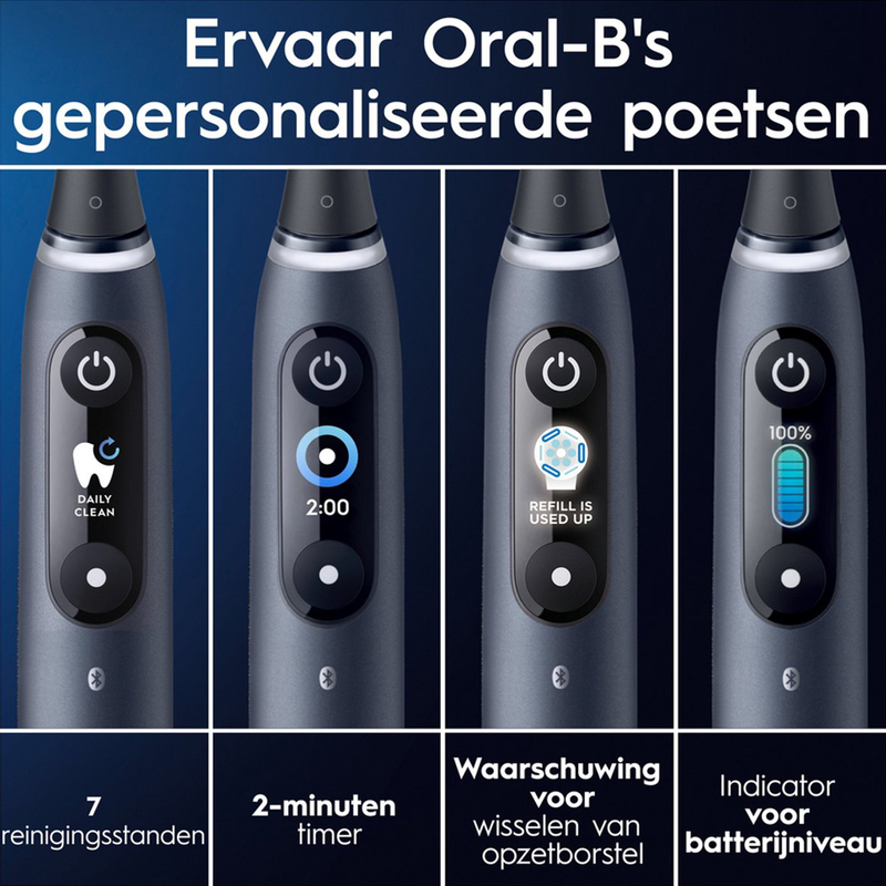 Oral-b io 9 elektr.tandenborstel black onyx luxe