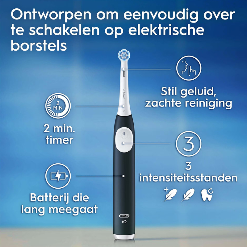 Oral-b io 2 elektrische tandenborstel forest green