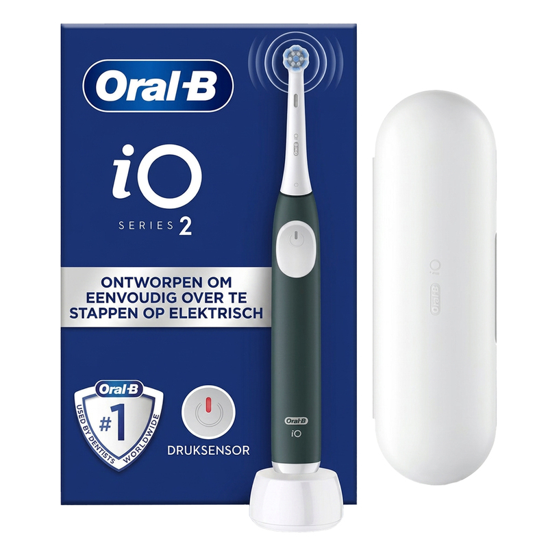 Oral-b io 2 elektrische tandenborstel forest green
