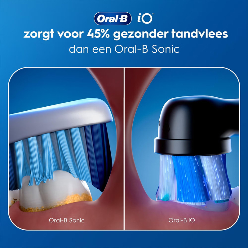 Oral-b io 3 duo zwart+roze elektrische tandenb.