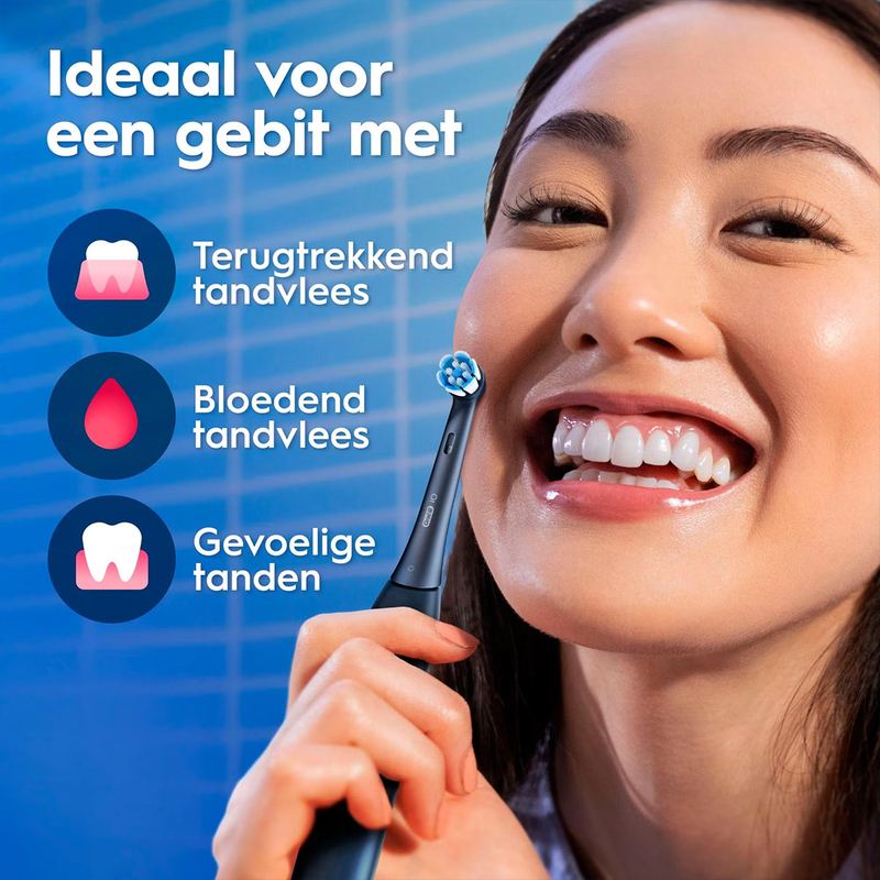 Oral-b io 3 duo zwart+roze elektrische tandenb.