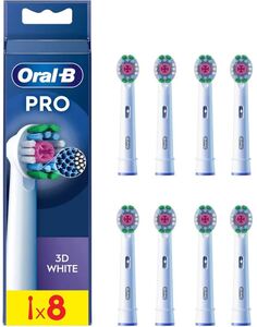 oral-b pro 3d white eb18prx-8 wit opzetborstels