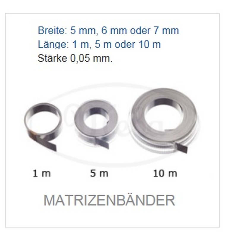 Meba matrixband op rol 5mm.