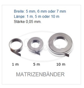 meba matrixband op rol 5mm.