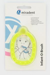 miradent infant-o-brush bijtring geel