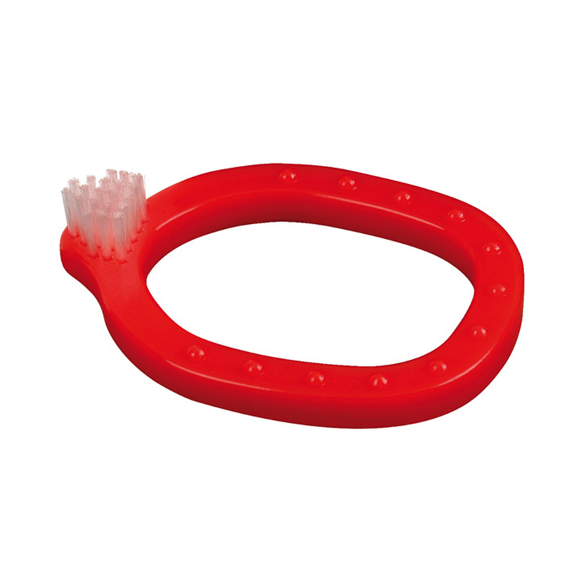 Miradent infant-o-brush bijtring rood