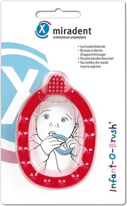 miradent infant-o-brush bijtring rood