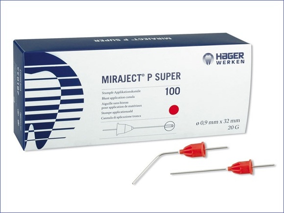 Miraject p super 0.9x32mm stompe blunt naald