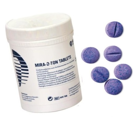 Mira-2-ton disclosing tabletten