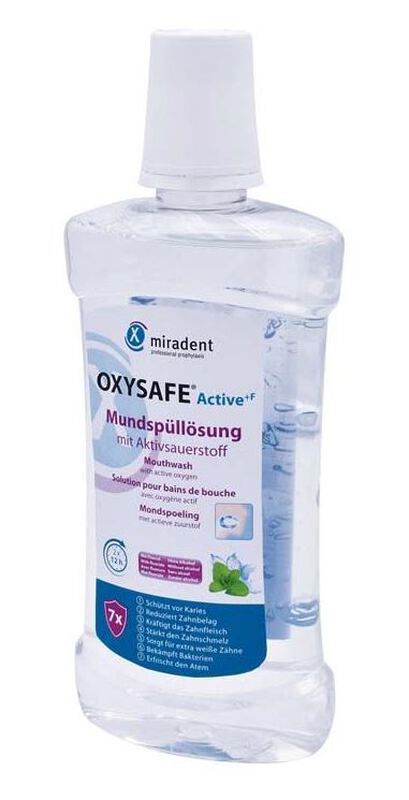 Oxysafe active+f mondwater met active oxygen