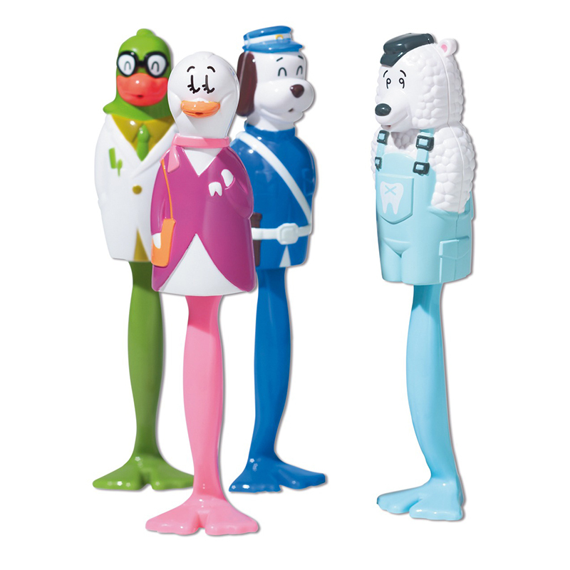 Miradent kid's tandenborstel eend roze
