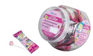xylipop suikervrije lollies aardbei / bonbonniere
