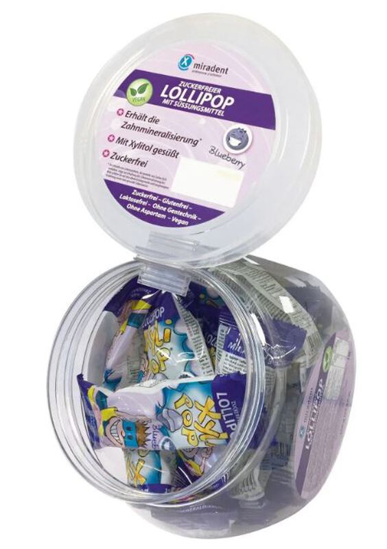 Xylipop suikervrije lollies bosbes / bonbonniere