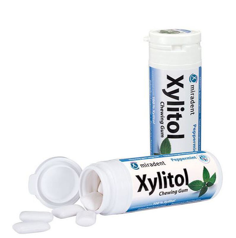 Xylitol kauwgom busje pepermunt