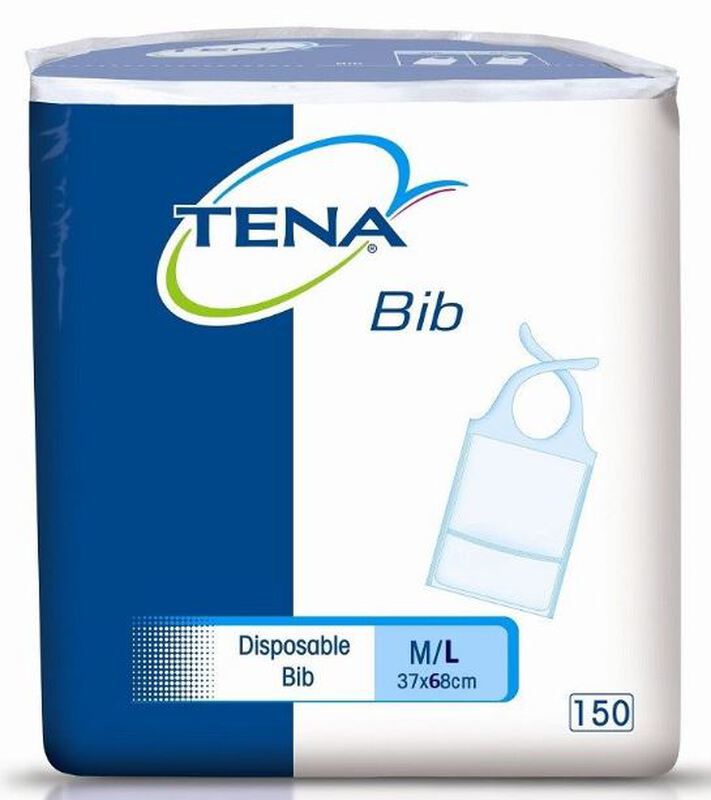 Tena bib large buidelslabben 2-l 37x68cm