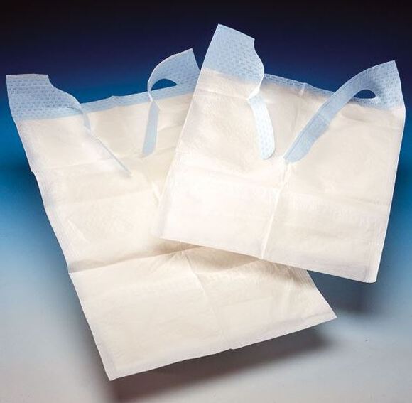 Tena bib medium buidelslabben 2-l 37x48cm