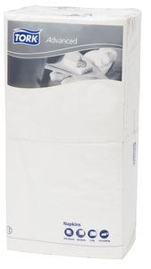 tork advanced servetten wit 2l (33x33cm)