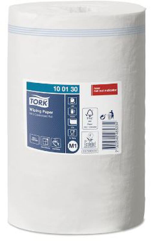 Tork advan wiping poetspapier 1l 21.5cm breed (m1)