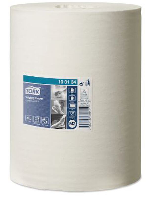 Tork wiping poetspapier 1l wit 24,5x19cm (m2)