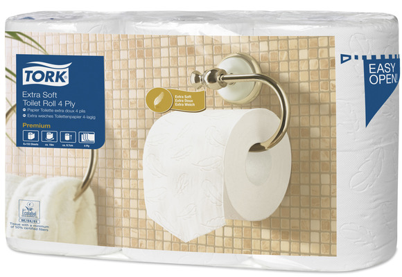 Tork premium x-soft toiletpapier rollen 4l (t4)