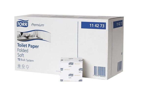 Tork premium zacht gevouwen toiletpapier 2l (t3)