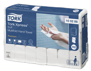 tork xpress zachte multifold handdoek 2l (h2)