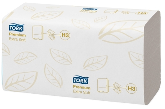 Tork x-soft singlefold handdoek premium zz 2l(h3)