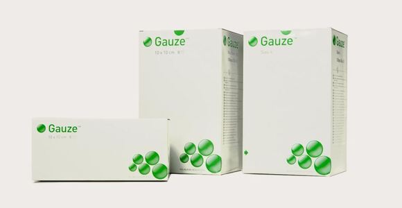 Gaascompressen steriel 10x10cm 12-lagen