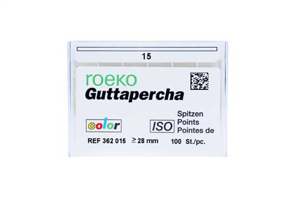 Roeko gutta percha points color coded 15