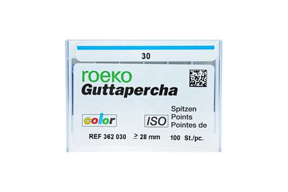 Roeko gutta percha points color coded 30