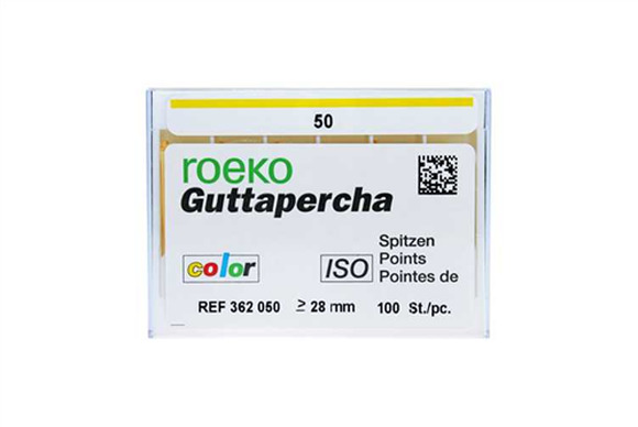 Roeko gutta percha points color coded 50