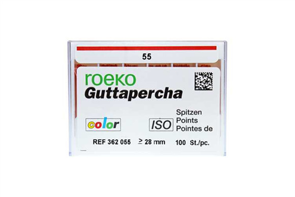 Roeko gutta percha points color coded 55