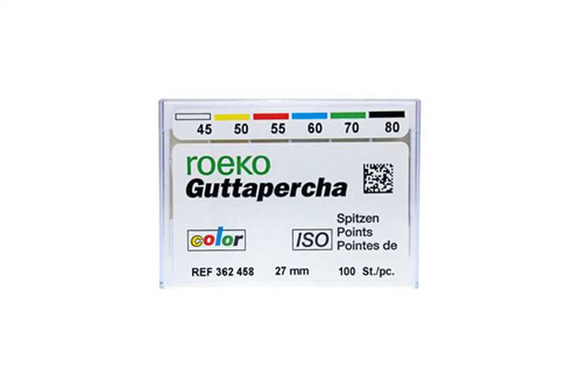 Roeko gutta percha points color coded 45/80